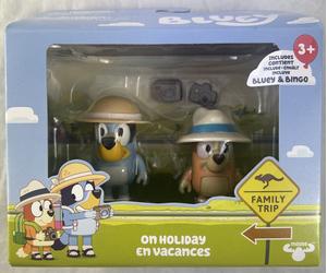 Bluey S11 Figure 2-Pack On Holiday Bluey & Bingo - NEW - Pre-School Toy