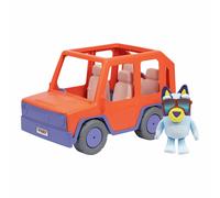 Bluey Big Heeler 4WD Big Car Toy, Interactive, Customizable Toddler Toy Car with Opening Hood Storage, Toddler Cars for Ages 3+