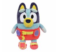 Bluey Dress & Play Baby, Practice Fine Motor Skills By Dressing Baby, Super Soft 25.4 CM Plush With Buttons, Zip, Buckle and Shoelaces