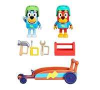 Bluey S7 Rusty & Buey's Go Kart Race Set Bluey Multicolor
