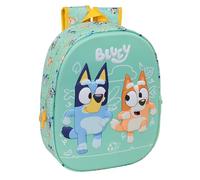 BLUEY School Backpack, 3D Design, Ideal for Children of Different Ages, Comfortable and Versatile, Quality and Resistance, 27 x 10 x 33 cm