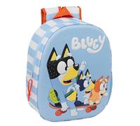 BLUEY School Backpack, 3D Design, Ideal for Children of Different Ages, Comfortable and Versatile, Quality and Resistance, 27 x 10 x 33 cm
