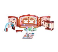 Bluey - School Playset, Children's Cartoon Series College, 2 Chloe Figures, transformable playset of 9 Pieces Accessories and Decorative pages, 3 years, Famous (BLY40010)