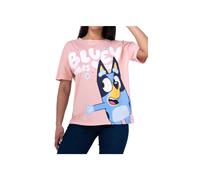 Bluey T-Shirt | Short Sleeve Ladies T Shirts | Cotton Womens Tshirt | Ladies Summer Tops | Sizes Small to XX-Large Pink