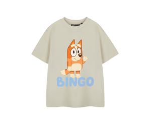 Bluey Short Sleeved T-Shirt | Unisex Kids Oatmeal | Official Merch