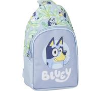 Bluey Shoulder Backpack - Blue Colour - 13x23x7cm - Made in Polyester - Children's Shoulder Bag with Adjustable Handles - Main Compartment - Original Product Designed in Spain