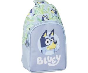 Bluey Shoulder Backpack - Blue Colour - 13x23x7cm - Made in Polyester - Children's Shoulder Bag with Adjustable Handles - Main Compartment - Original Product Designed in Spain