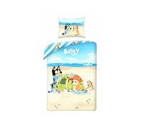Bluey Single 100% Cotton Reversible Duvet Cover And Pillowcase Set - European Size