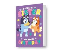 Bluey Sister Birthday Card