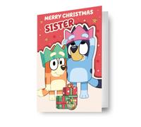 Bluey Sister Christmas Card