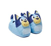 Bluey Slippers For Boys and Girls, 3D Plush Kids Slippers | 3D Bluey Face, Unisex Kids Slip On Slippers, Plush Novelty Slippers For Christmas, Birthdays and All Year Round