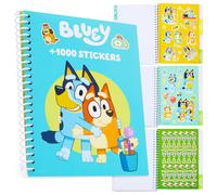 Bluey Sticker Book for Kids with 28 Sticker Sheets Over 1000 Stickers for Scrapbooking Art Activity Set Gifts for Kids