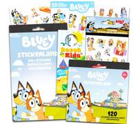 Bluey Stickers Ultimate Set - Bluey Stickers Mega Bundle with Over 500 Bluey Reward Stickers Featuring Bluey, Bingo Plus Door Hanger for Boys, Girls, Kids, Toddlers | Bluey Stickers Party Favors