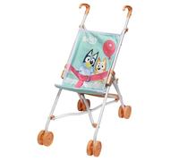 Bluey Sulky Doll's Pram - Lightweight Doll's Pram, Foldable and Portable, Perfect Toy for Children from 3 Years, Pink and Blue Design with Cute Animal Patterns - 540 x 270 x 400 mm