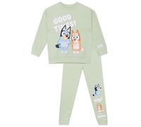Bluey Sweatshirt And Joggers Set | Boys Sweatshirt and Joggers Co Ord Set | Official Merchandise | Green | 2-3 Years