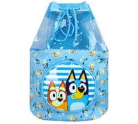 Bluey Swimming Bag Kids Beach Pool Swim Drawstring Backpack for Boys Or Girls Blue