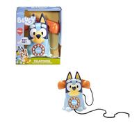 Bluey Telephone Playset | Electronic Realistic Telephone Toy | Interactive Kids Toy Phone | Educational Communication & Maths Phone | Theme Tune Toy | 3+
