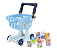 Bluey The Shopping Trolley, With Free-Rolling Wheels and Rotating Handle. The Ideal Size For Toddlers, Stands at 19.3 Inch Tall, 8 Colorful Cardboard