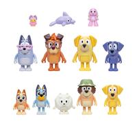 Bluey The Super Fan Set, Includes Twelve 2-2.5 Inch Figures