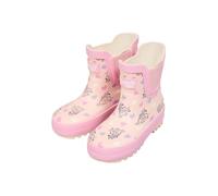 Bluey Toddler Waterproof Kids Wellies - Girls Chelsea Rain Boots - Cute Printed Rubber Footwear for Childrens Outdoor Play (Pink UK 7-EU24)