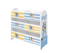 Bluey Fabric Toy Storage Unit - White & Blue