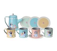 Bluey Toy Tableware for Kids - Kids Tableware in Colourful Design, Fun Tea Set Perfect for Play Kitchen, Includes Mug, Plate & Teapot, Suitable for Ages 3+