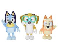 Bluey Toys: Bingo, Honey 3 Pack of Play Figures - 3 Figures with Movable Parts - 3 Action Figures from the hit children’s show- Official Collectable Toys, Sister Bingo and Friend Honey