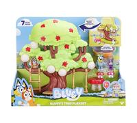 Bluey Tree House Playset with Secret Fairy Hideaway, Flower Crown And Secret Fairy Figure - Includes Bluey, Swing, Hammock and Rope Ladder For Ages 3+ With 4X ACCESSORIES 2X FIGURES 1X TREE PLAYSET
