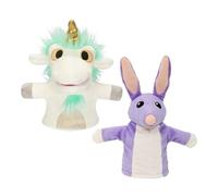 Bluey 2-Pack of Plush | Unicorse and Bob Bilby Puppets | Perfect Sized to Fit onto Toddler's Hands | Amazon Exclusive