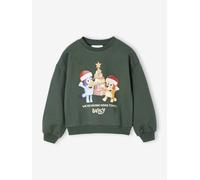 Bluey Unisex Christmas Sweatshirt fir green