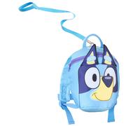 Bluey Backpack with Toddler Reins Kids Rucksack for Nursery Days Out Lightweight Daypack with Safety Strap for Travel Days Out