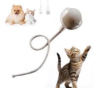 blueypet Upgraded 2025 Smart Interactive Electric Cat Toy Ball Indoor -Automatic Wake-up Function Auto - Rolling, Ultra - Sensitive Obstacle Avoidance, Unleash Infinite Feline Amusement-Gary