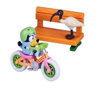 Bluey Bicycle Playset Official 3 Inch Collectable Bluey Action Figure