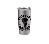 Bluffing A Pair of Balls Beat Everything Stainless Steel Insulated Tumbler