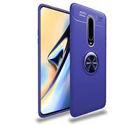 BLUGUL Designed for OnePlus 7 Pro Case, 360 Degree Rotating Ring Grip, Compatible with Magnetic Car Mount, Cover for OnePlus 7 Pro Blue