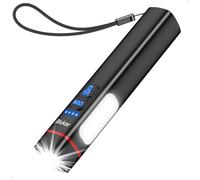 Blukar 2026 Gen 2 Torch Rechargeable,Dual Light Sources with COB Side Light | Super Bright, 2 Color Temperatures, 8 Lighting Modes, Stepless Dimming,Long Battery Life,Waterproof Flashlight for Power Cuts