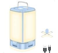 Blukar Camping Lantern Rechargeable, Camping Lights Lamp for Tent, 7 Light Modes - Super Bright 116 LED, 90°Adjustable Long Battery Life Outdoor Hanging Tent Lamp for Hiking, Emergency etc-Sierra Blue