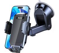 Blukar Car Phone Holder, Adjustable Car Phone Mount Cradle 360° Rotation - Upgraded Strong Sticky Gel Pad for Dashboard/Windscreen - One Button Release Mobile Accessories for All 4.0''-6.7'' Phones