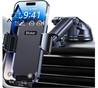Blukar Car Phone Holder, Adjustable Mount 360° Rotation for Black