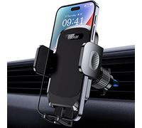 Blukar Car Phone Holder, Air Vent Car Phone Mount Cradle 360° Rotation - Upgraded Super Stable Hook Clip - One Button Release Holder for iPhone, Galaxy, All 4.0''-6.7'' Smartphones