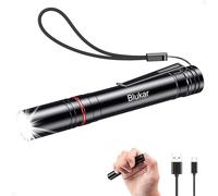 Blukar Mini Pen Torch Rechargeable-Super Bright Penlight with Pocket Clip