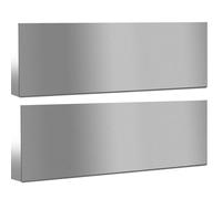 Blulu 2 Pcs 1008 Carbon Steel Sheet Unpolished (Mill) Finish Steel Shim Stock Metal Cold Rolled Flat Sheets, 20 Gauge, 0.0359" Thickness (36 x 12 Inch)