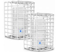 Blulu 2 Pcs Motion Detector Wire Cage, 7 x 5.8 x 4.5 Inch Steel Motion Detector Thermostat Damage Stopper Technology Protective Steel Wire Guard