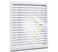 Blulu 20'' x 20'' Decorative Gable Vent Heavy Duty Cold Air Return Attic Vent Cover for Walls Shed Crawl Space Houses Garage Various Home Decoration