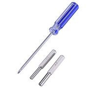 Blulu 3.8mm 4.5mm Security Bit Screwdriver Tool for NES SNES N64 Cartridges Systems, with 2.5 Trigram Screwdriver