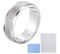 Blulu 5-Sheet Ring Size Adjuster Kit - 85 Pieces Invisible Sizer for Loose Rings, Includes Cleaning Cloth, Suitable for Wide Rings