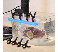 Blulu 8 Pack Sous Vide Cooking Clips for Immersion Circulator Sous Vide Clips for Keeping Bags Submerged and Prevent Floating Compatible with Anova, Chefsteps Joule, Gramercy Kitchen, Gourmia