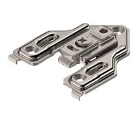 Blum 0mm Off-Center Mounting Plate for Face Frame Cabinets with Height Adjustment, Compatible with Clip Top & INSETA Hinges (2-Plates)