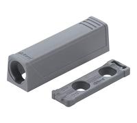 Blum 105031769 Öffnungssystem Tip-On mit Adapterplatte Zum Anschrauben | 2 Stück V105A031S769, Silver, Set of 2 Pieces