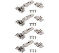 Blum 110 Degree Soft Close Hinges - Full Overlay Soft Close Frameless Application kit Pack of 4